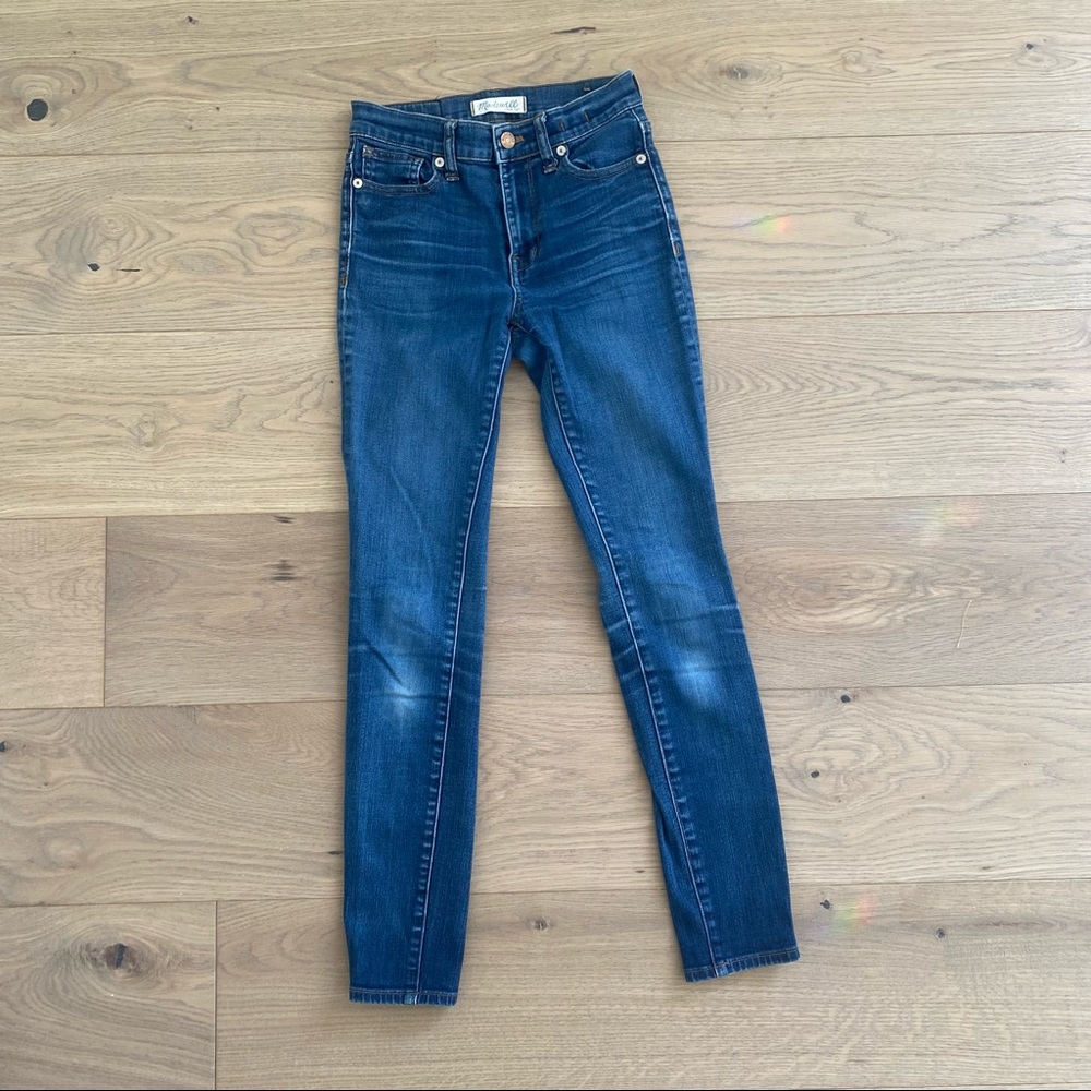 Madewell high rise skinny jeans 24 - Picture 2 of 5